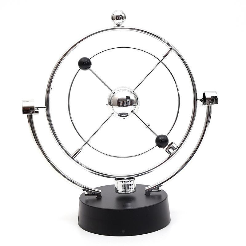Battery-Free Perpetual Motion Celestial Ornament Science Themed Desktop Decor for Home Study Holiday Gift