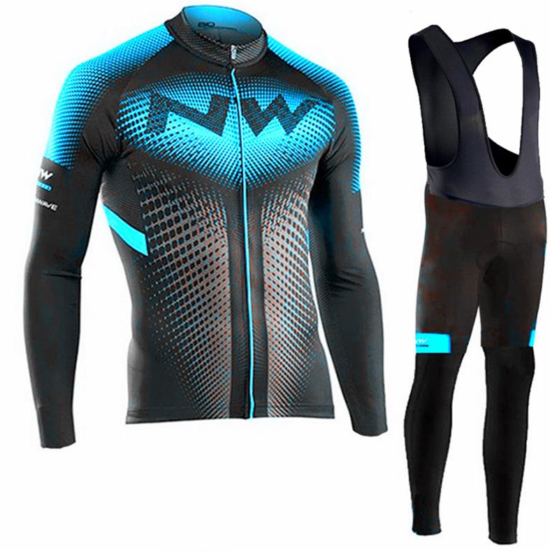 

Outdoor Cycling Clothing, Mountain Bike Long Sleeved Set, Spring and Autumn Quick Drying Breathable Cycling Pants Equipment, 2026 M
