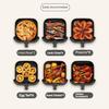 1400W 8L/10L Touch Screen Oil-free Cooking Machine Large Capacity Household Multifunctional Air Fryer