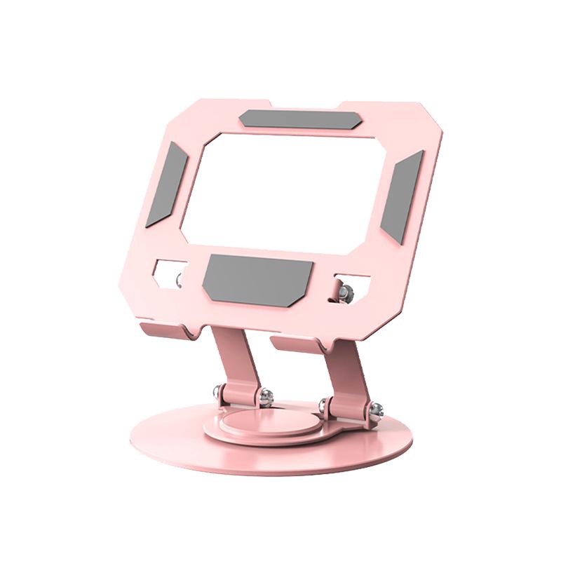 2025 Rotatable & Foldable Laptop Riser: Alloy Heat-Dissipation Stand with Flat, Rotating Monitor Feature.