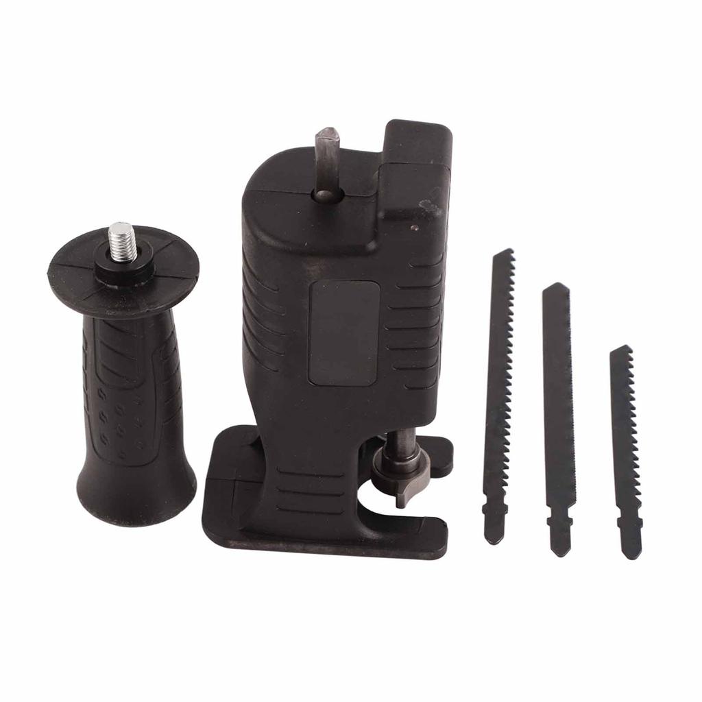 Electric Drill To Reciprocating Saw Adaptor + 3 Saw Blades