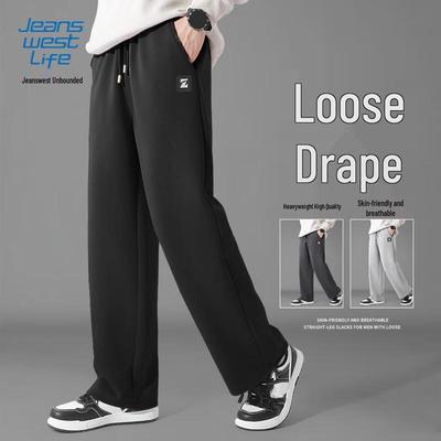 JEANSWEST LIFE Pantalon Décontracté Américain Poids Lourd Jambe Droite pour Homme