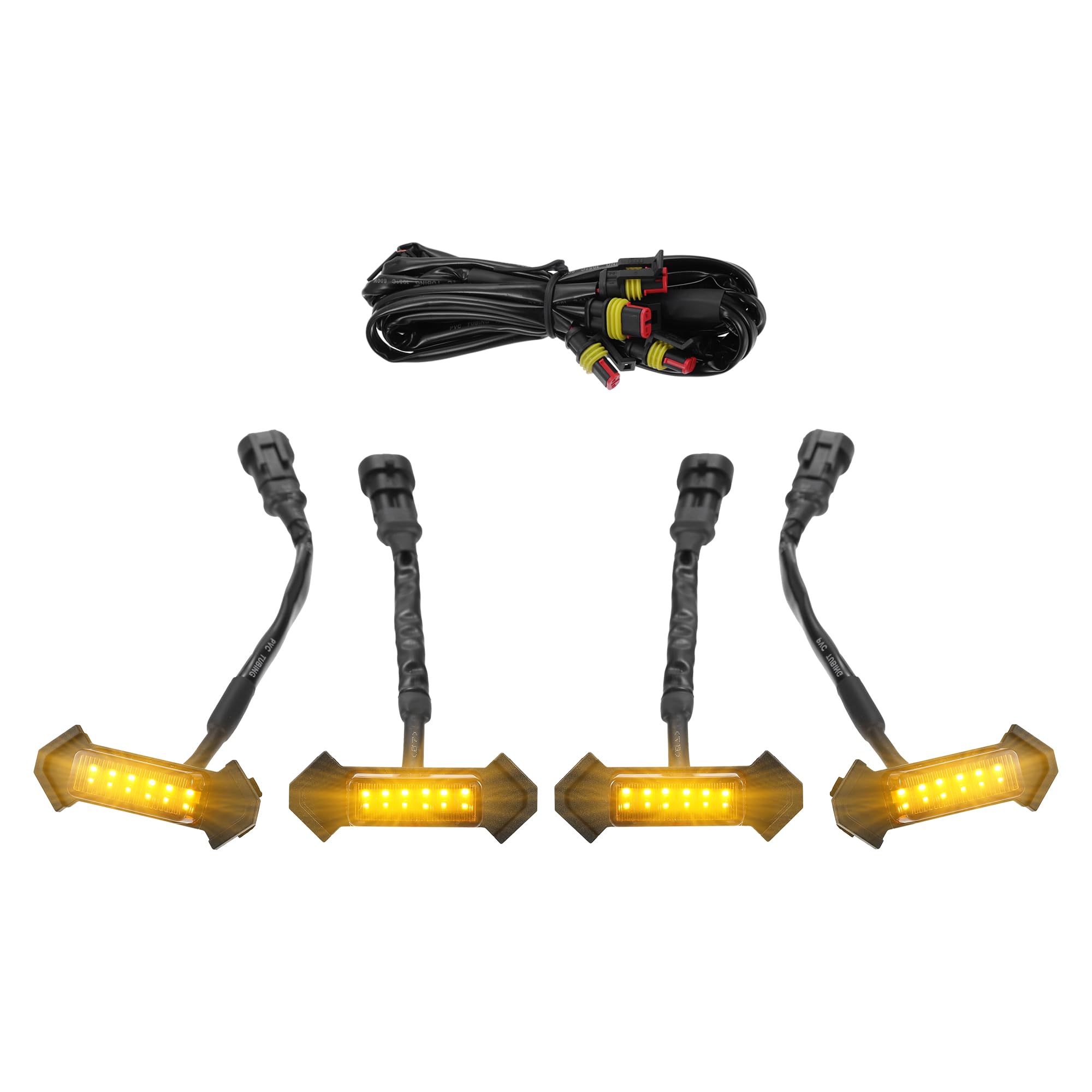 

Светодиодные фонари передней решетки ABSOPRO для Toyota Tacoma TRD PRO 2016-2022, Янтарные