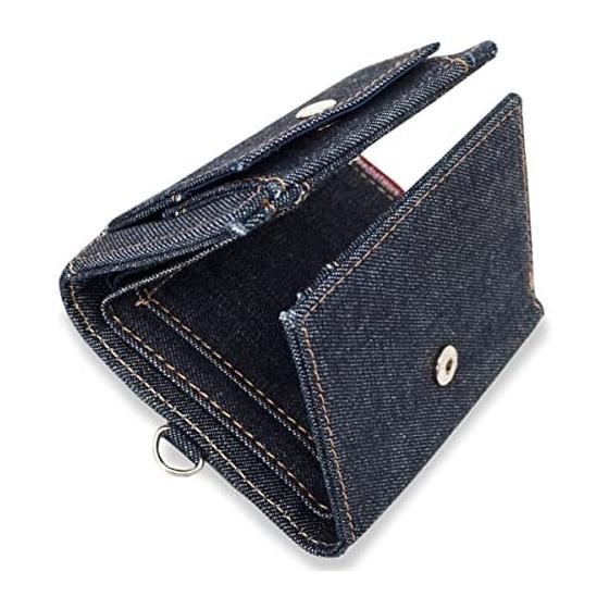 

[Need Network] Japan s proud denim mini wallet, trifold wallet, coin purse, box type wallet, women s mini wallet, small wallet, anti-skimming,