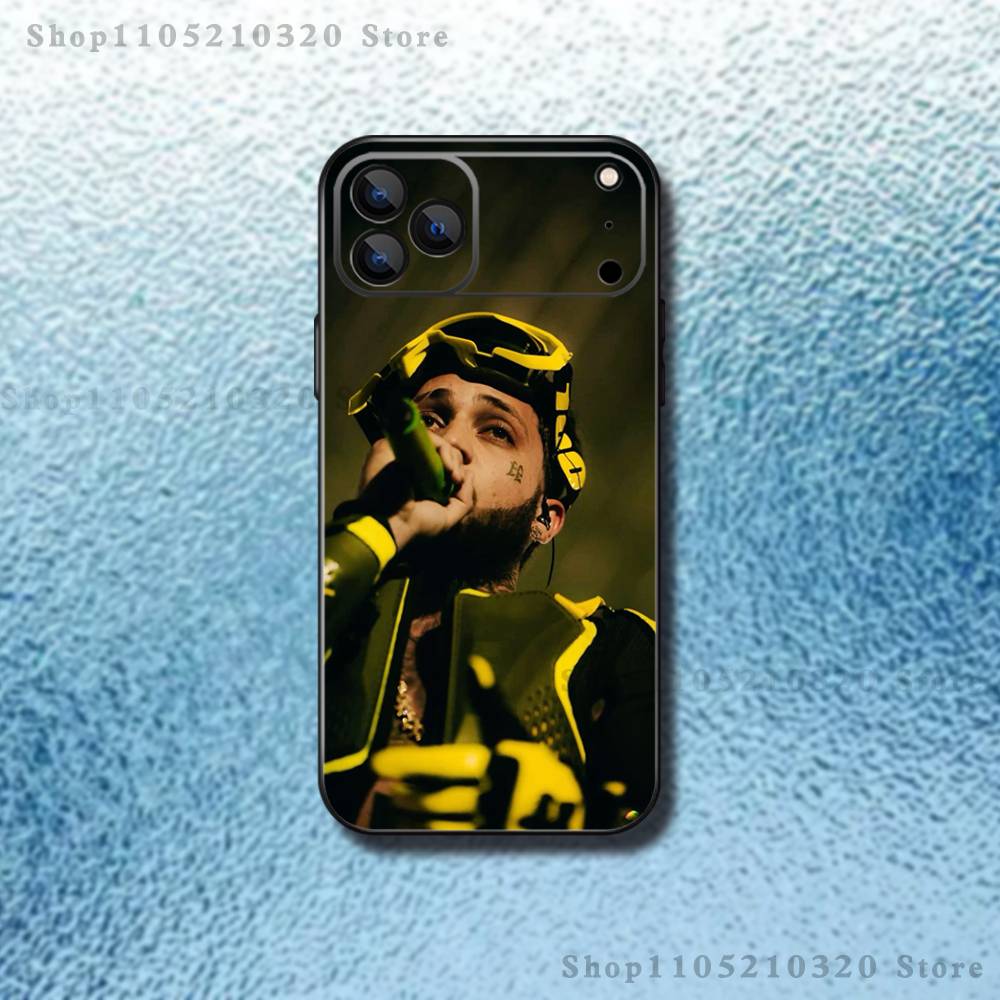 J-JC R-REYES Tour 2025 Phone Case For iPhone 17,16,15,14,13,12,11,Pro Max,XSX,,XR,SE,Mini,8,7,Soft Silicone Black Cover
