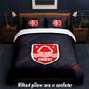 Nottingham Forest Design Bett Bettwäsche-Set 1 Bettbezug + 2 Kissenbezüge Weich Atmungsaktiv Haushalt Bettwäsche