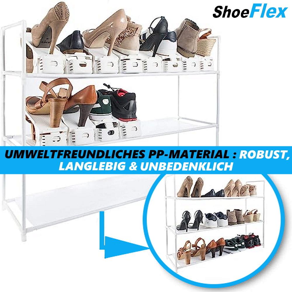 SHOEFLEX organizer na buty, stojak na buty do szafki na buty, teczka na buty