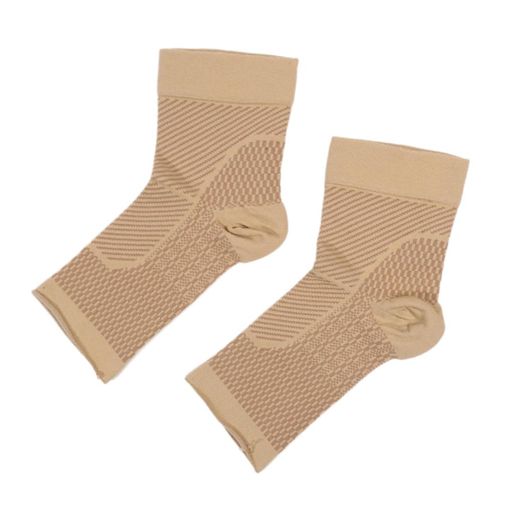 1pair Sports Ankle Support Brace Socks Tendonitis Plantar Fasciitis Joint Pain Relief Compression Socks Ankle Protection Sleeve for Men Women