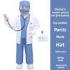 Kids Doctor Nurse Costume Set Role Play Pretend Play Preschool White Coat Outfit