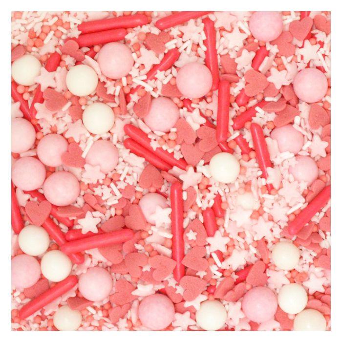 Pot décors sucrés mix rods rose 70g - Scrapcooking