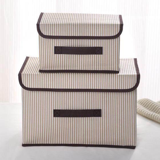 Large Capacity Foldable Non-Woven Fabric Storage Bin for Home Organization