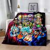 Dragon Ball Characters Blankets Are Suitable for Living Rooms,making Them an Ideal Choice for Outdoor Travel and Gifts.