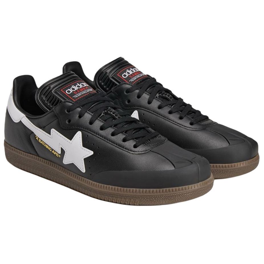 Adidas BAPE x Samba Black White Gum Unisex Sneakers JR9246