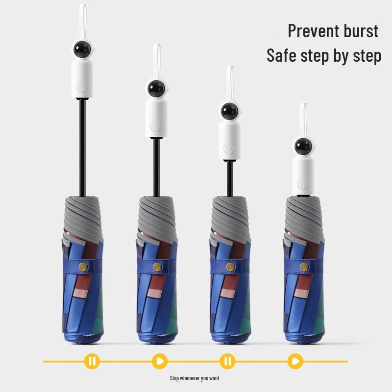 Kids' Cartoon Astronaut Star Reflective Umbrella