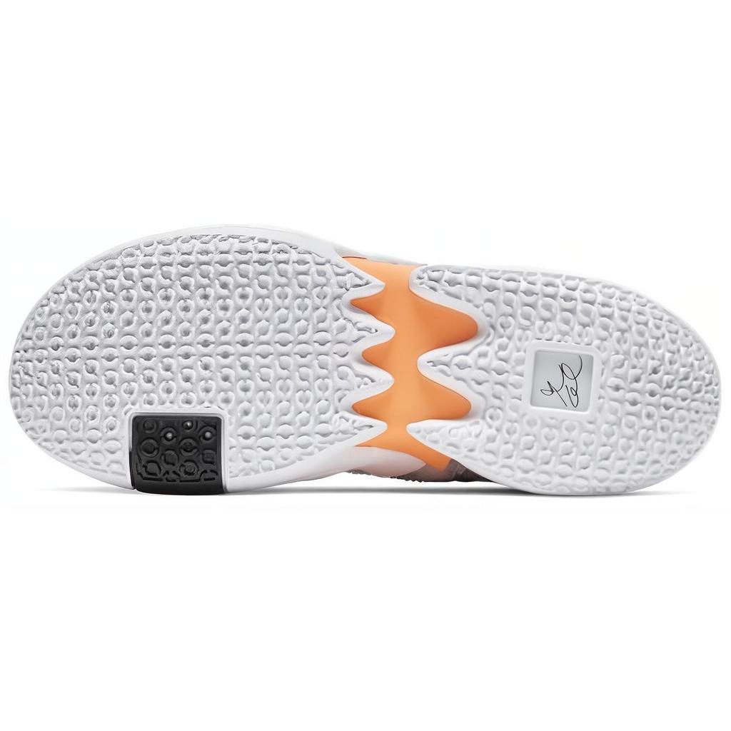Jordan Why Not Zer0.2 SE GS Mid top Children's Basketball Shoes Gray Orange Teenagers CK0494-101