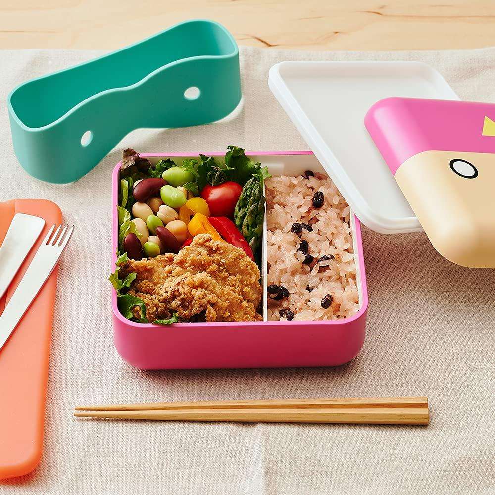tak Bento Box Pink Superhero Lunch Box Leg