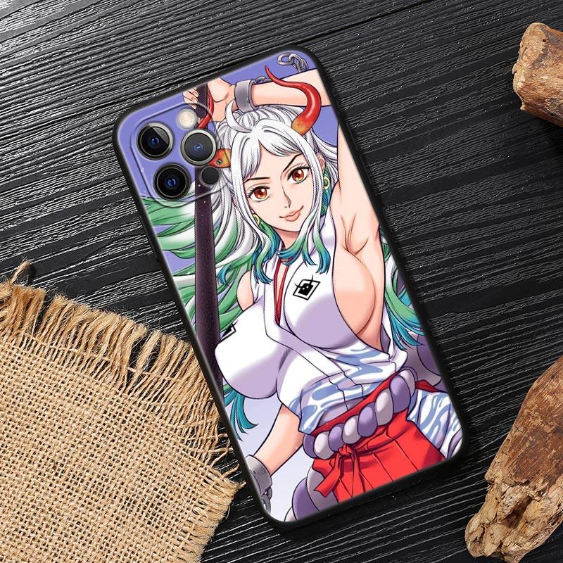 One Luffy Pieces Yamato Cartoon Funda For Iphone 17 Case For iPhone 16 15 11 12 13 Mini 17 Pro Max 16 Plus 17E 16E Air Soft Case