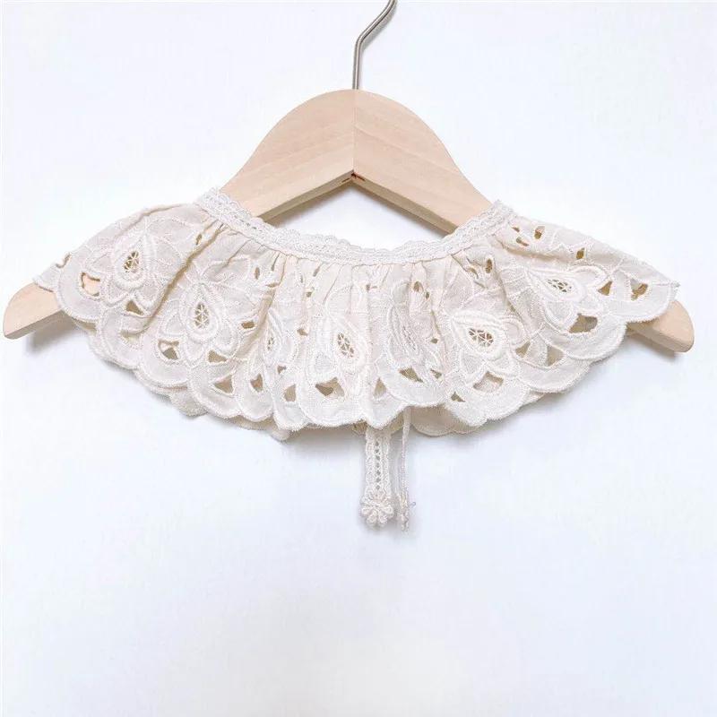 

Baby Bib Lace Baby Accessories Korean Kids Lace Collar Cute Hollow Female Baby Bib scarf baby bib scarf scarf