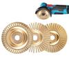 3pcs Wood Carving Disc Heavy Duty Grinding Woodworking Tool Grinder Wheel Grinding Wheel Shaping Disc Wood Shaping Tool