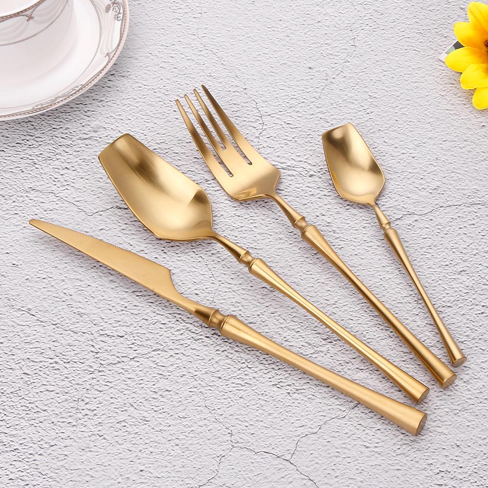 8/12/16/20 vienetų peilių, šaukštų, šakučių rinkinys, auksinis stalo įrankių rinkinys, nerūdijančio plieno stalo įrankiai, sidabriniai indai, virtuvės reikmenys, stalo įrankiai