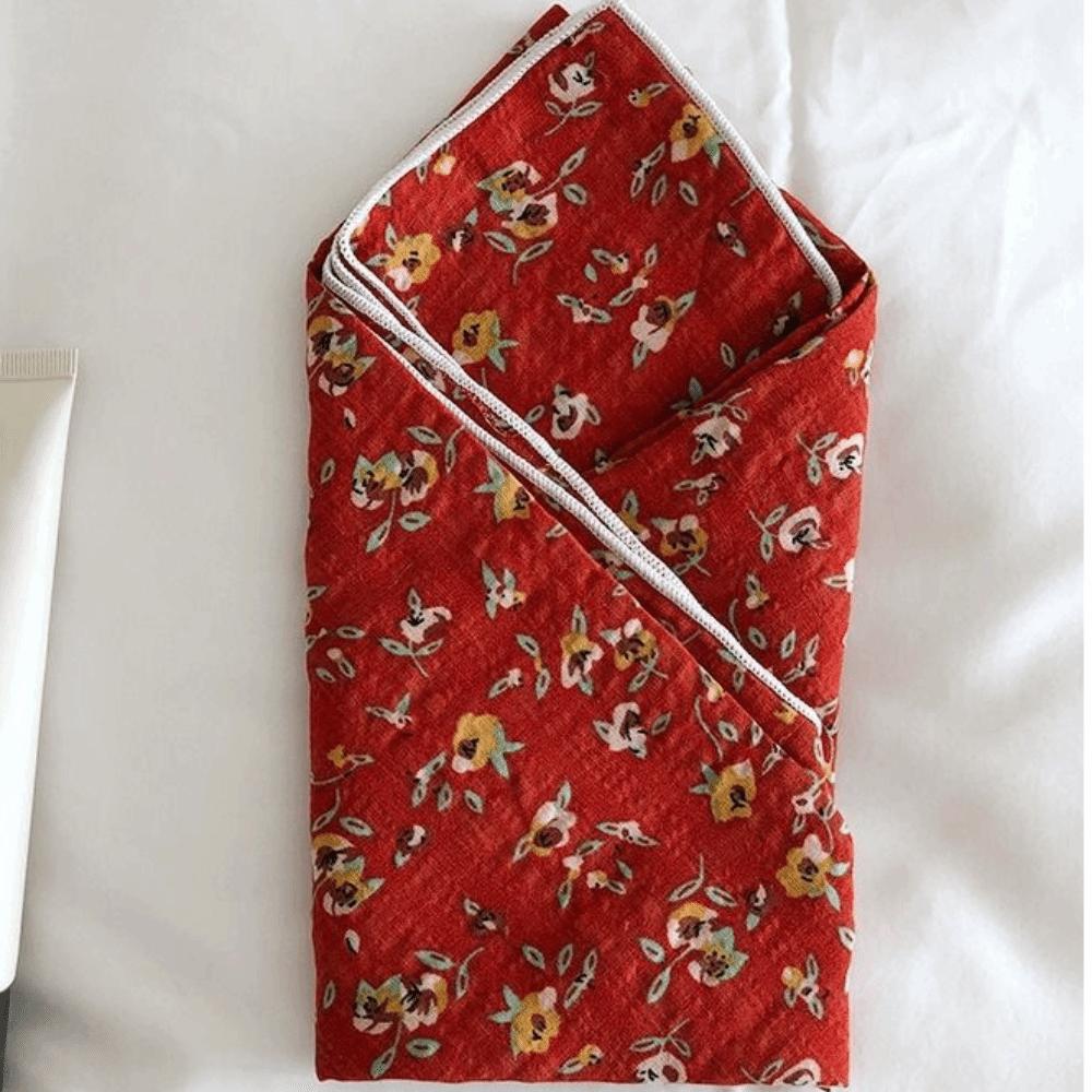 Wraps Female Shawl Cotton Linen Small Square Scarf Printed Scarf Korean Style Scarves Silk Scarf