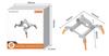DJI Mini 4 Pro Foldable Landing Leg Sled - Orange