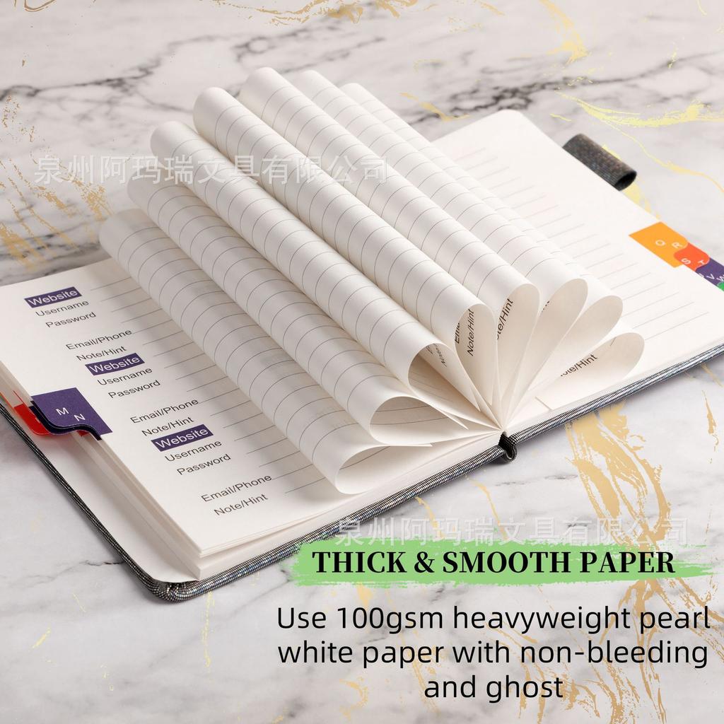 Password Book English Address Book Phone Book Record Holiday B6 Notebook Book