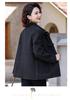 Stylish Slim Fit Double-Sided Woolen Coat for Middle-Aged Women - Versatile Autumn/Winter Wear