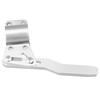 X AUTOHAUX Blunt Car Direction Indicator Extension Steering Wheel Extension Turn Rod Positioning Kit Rod Extension 2pcs Silver Tone