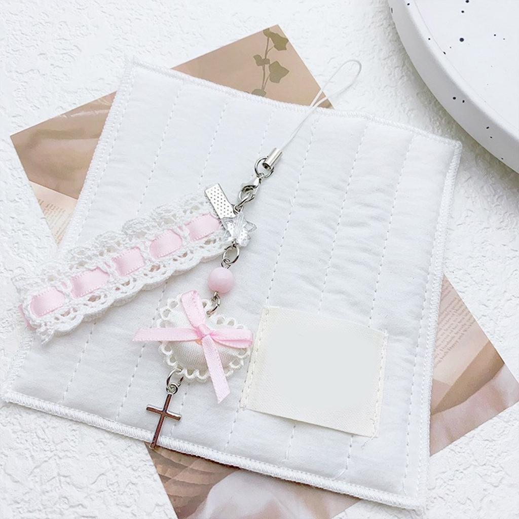 Acrylic Alloy Beaded Keychain Stylish Phone Pendant for Women Girls Elegant Keyring Gift Fashionable Bag Accessory