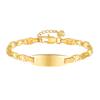 Personalized Baby Bracelet Engraved Name ID Wristband Adjustable Stainless Steel Kids Children Jewelry