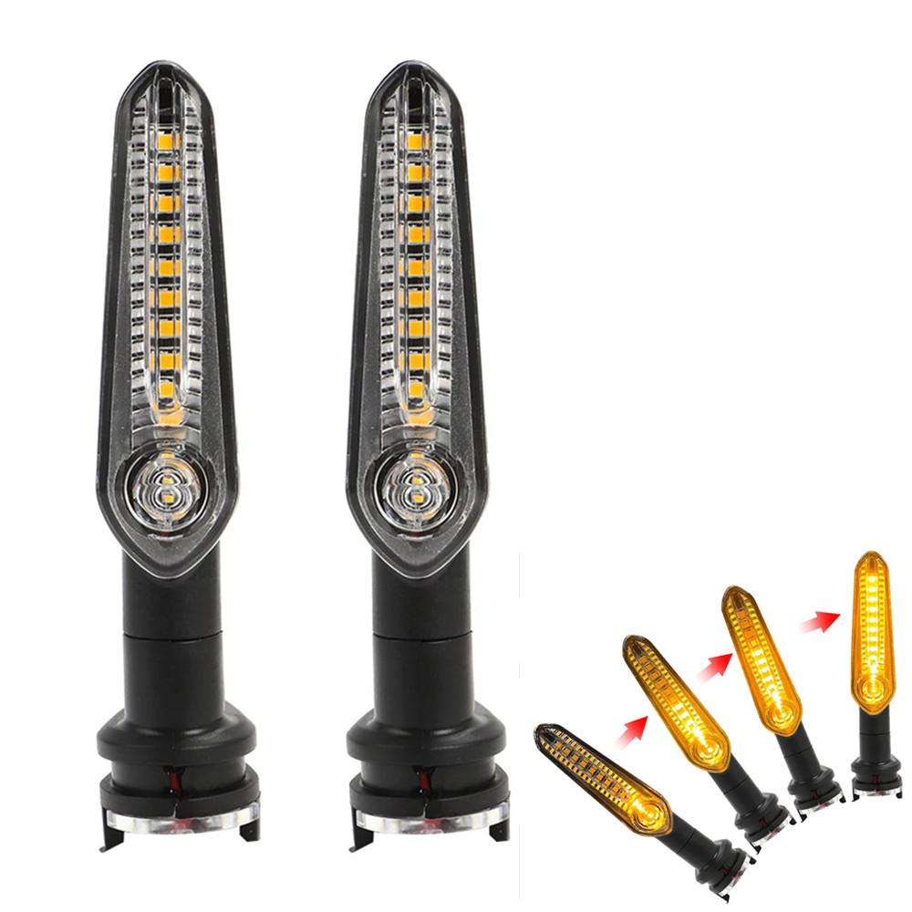 Motorcycle Mini LED Turn Signal Light Moto Flashing Light For YAMAHA MT07 Tracer 700 XJ6 FZ6 MT09 900 MT10 Front Rear Indicator