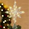 LED Iron Star Christmas Tree Topper
