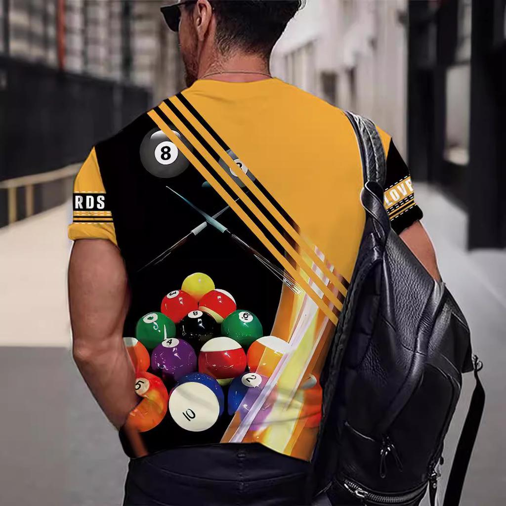 Summer Funny Casual Style For Men 3D Printed Men's T Shirts Fashion O-Neck Short Sleeve Sportswear Streetwear Oversized Tops