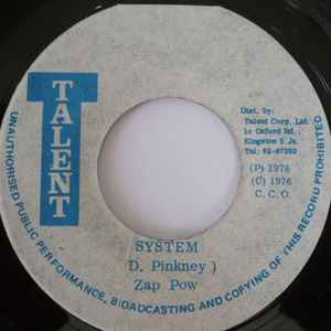 

7inch Record ZAP POW System NONE Talent 1976 Jamaica Reggae Ska Dub Used