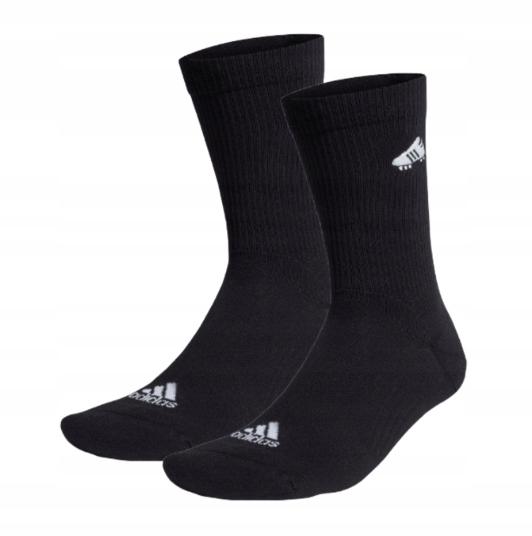 Y9952 Adidas Soccer Boot Socks Embroidered Black Size 40-42