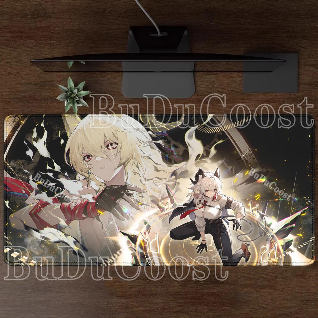 WuWa Zani Wuthering Waves Anime-Mädchen Mauspads Großes Gaming-Tastatur Anti-Rutsch Gummi Schreibtischmatte PC HD-Druck ESports XXL Teppich