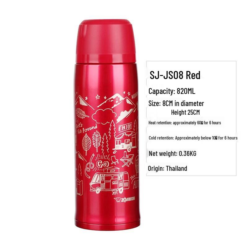 

Zojirushi SJ-JS08 Vacuum Insulated Water Bottle