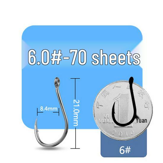 KEARMMING Sea & Rock Fishing Rig: Treble & Triangle Tooth Hook, Offset Hook, Large Pack