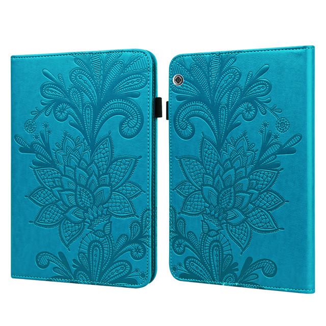 Tablet Case For Huawei Media Pad T5 Case Ags2-l09 W09 Cute Flower Butterfly Embossed Tablet For Funda Huawei Mediapad T5 10 1 Case Cover