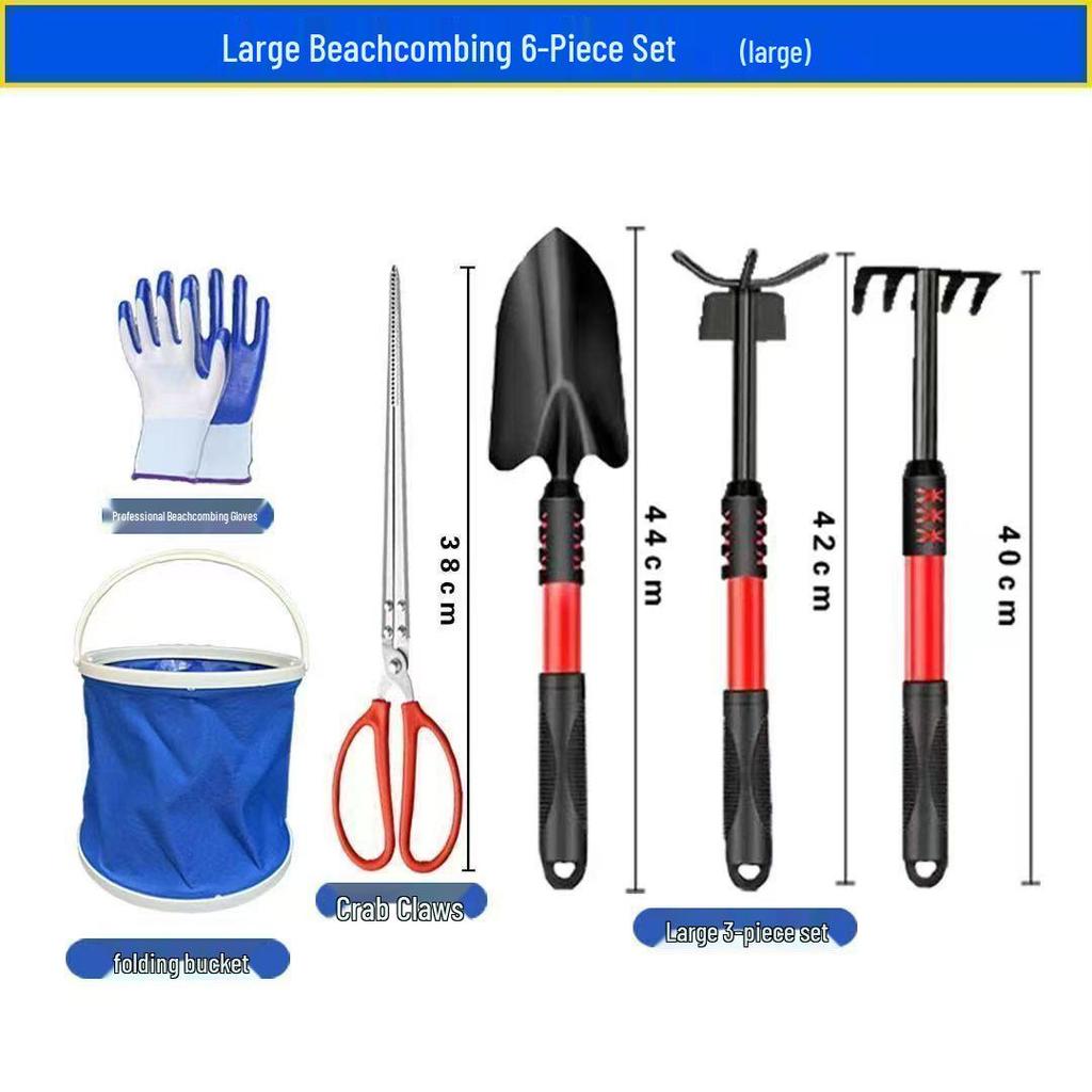 Seaside Clam and Crab Digging Tool Set for Kids