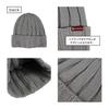 New Hattan Knit for Men and Solid Watch Cap Hat, Black, Women, Color, Beanie, [Used]