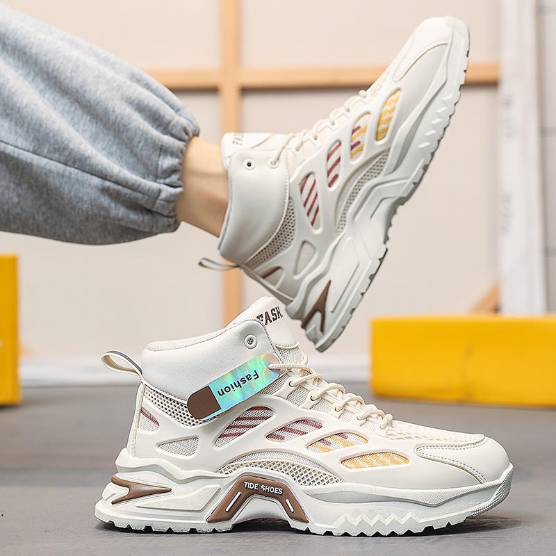 Casual Shoes Men Jogging Daddy Shoes Men Breathable  New Summer White Breathable Sneakers for Men and Women Running Shoes