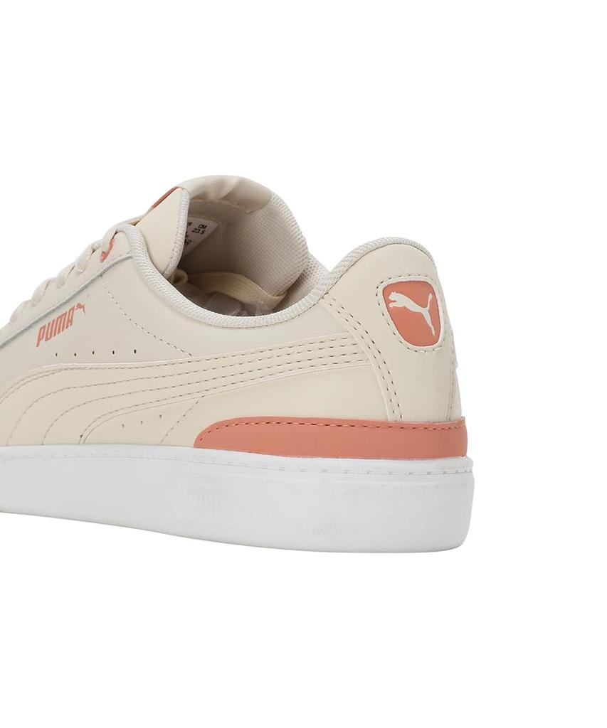 PUMA Vicky V3 Leather 2024 Alpine Peach White Size cm Sneakers, 383115, Women's, Fall/Winter Colors Snow/Diva (17), 25.0