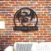 Custom Mythical Dragon Metal Wall Art Personalized Nameplate Home Decor