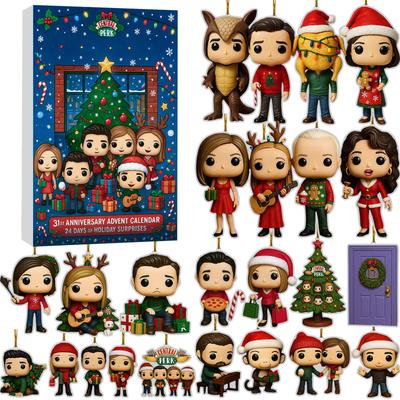 Adventskalender Enthält 24 Adventskalender, Countdown-Kalender und Überraschungs-Sammelobjekte