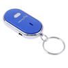 Blue Anti-Lost Key Finder Locator Keychain Whistle Beep Sound Alarm Led Light