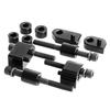 Motorcycle Floorboard Footrest Motorbike Extension Kit Extension Footrest Spacer Extender Pedal Rustproof