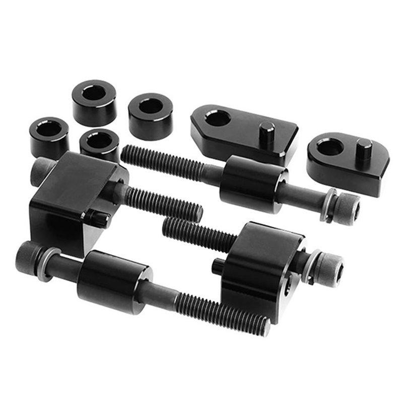 Motorcycle Floorboard Footrest Motorbike Extension Kit Extension Footrest Spacer Extender Pedal Rustproof