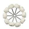 5/10/20Pcs Felt Grinding Sanding Head Abrasive Buffing Wheel 3mm Shank Cotton Thread Polishing Mini Brush for Dremel Dril Jade
